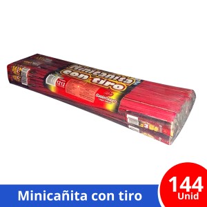CAÑA MINI CON TIRO x 144u